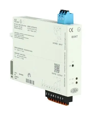 Produktfoto 1 von GEORGIN Eigensicheres Netzteil 2-kanalig 4 bis 20 mA 253 V ac, 99 V ac, 22.6V dc, 53 V dc ATEX