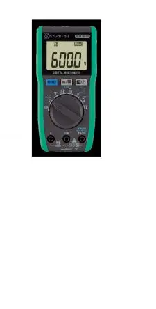 Kyoritsu Tragbar Digital-Multimeter Echteffektivwert, CAT, CAT III, CAT IV 600 V ac / 10 A ac 10 A dc