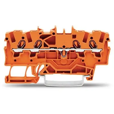 Produktfoto 1 von WAGO TOPJOB S Anschlussklemmenblock DIN-Schiene 1 Orange, 1.5mm², 600V Zugfederklemme ATEX, EAC Ex, IECEx