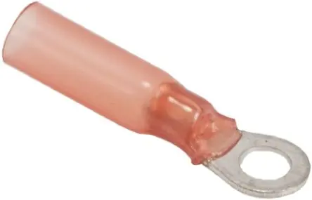 TE Connectivity DuraSeal Ringkabelschuh, Isoliert, Nylon, Rot, max. 1mm², M4