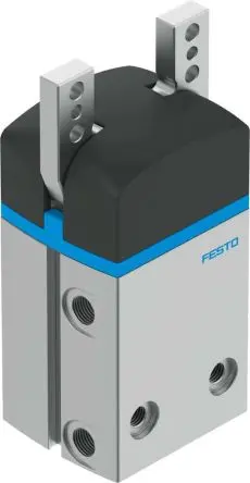Produktfoto 1 von Festo DHWS Pneumatikgreifer, Doppeltwirkend-Ausführung, 2 Greifarme, Winkel, 8 bar max. 1/8 in G