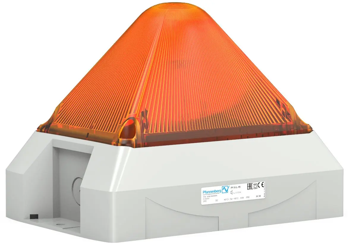 Produktfoto 1 von Pfannenberg PY X-L-15 LED Blinkend Signalleuchte Orange, 230 V AC