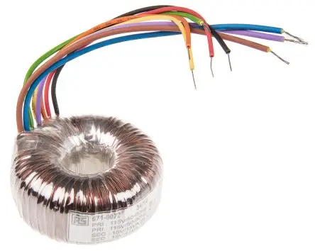 Produktfoto 1 von RS PRO Ringkerntransformator, Primär 115 V ac, 230 V ac / Sekundär 2 x 15 V ac 2 Ausg. 30 VA, 1A 0.503 kg 60 Hz 50 Hz