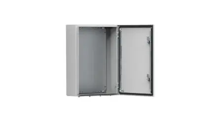Produktfoto 1 von nVent HOFFMAN MAS Weichstahl Wandanschlusskasten Grau IP66, HxBxT 800 mm, 600 mm x 210 mm