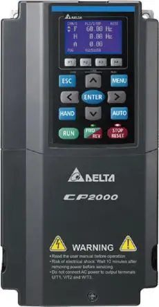 Produktfoto 1 von Delta Electronics CP2000 3-Phasen Antrieb mit regelbarer Drehzahl 7.5 kW 460V 18 A 599Hz