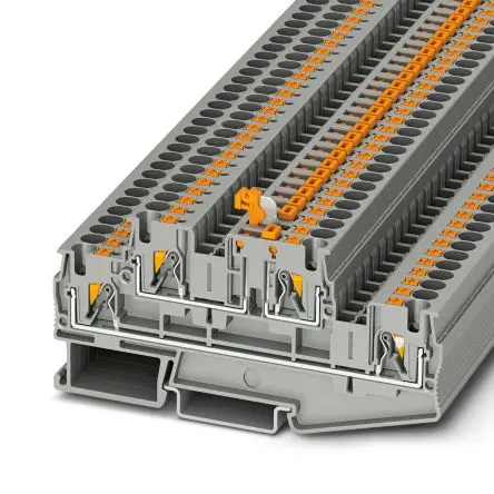 Produktfoto 1 von Phoenix Contact PTTB 4-MT Trenn- und Messtrennreihenklemme 2 Grau, 500V Einsteck-Anschluss