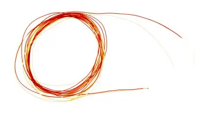 Produktfoto 1 von RS PRO Perfluoralkoxyalkan Thermoelement mit offener Messstelle Typ K, Ø 1 mm x 2 m -75 °C → 260 °C