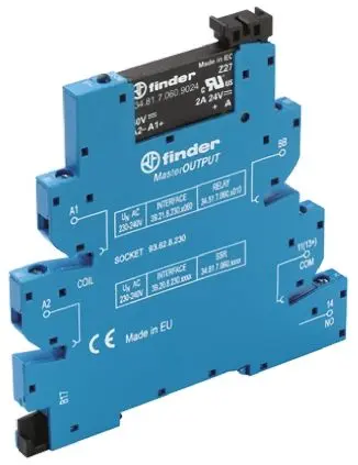 Produktfoto 1 von Finder 39 Halbleiter-Interfacerelais DIN-Hutschiene Schraube