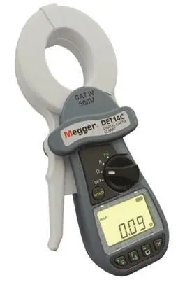 Produktfoto 1 von Megger DET14C LCD Erdungsprüfer, bis 1.5 kΩ CAT IV 600V, ISO-kalibriert