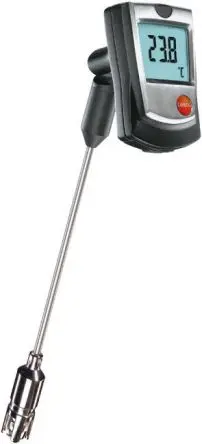 Produktfoto 1 von Testo Digitales Thermometer, 905-T2, Oberfläche, 1 bis 350 °C ±1°C max, Messelement Typ K