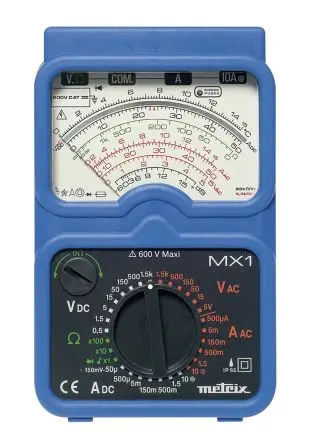 Produktfoto 1 von Metrix MX 1 Tragbar Multimeter / 10 A ac, 20 kΩ, ISO-kalibriert