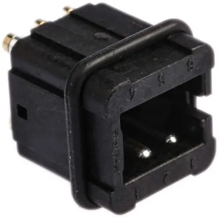 Produktfoto 1 von HARTING STAF Industrie-Steckverbinder Kontakteinsatz Stecker, 6-polig 10A, Kabel, Steckverbindereinsatz