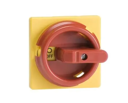 Produktfoto 1 von ABB Gelb, Rot AC Drehgriff für Trennschalter der Serie OT, IP65