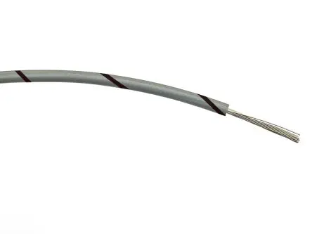 Produktfoto 1 von RS PRO Schaltdraht 100 m Schwarz, Grau Ø 1.55 mm 16 Litzen Polyvinylchlorid