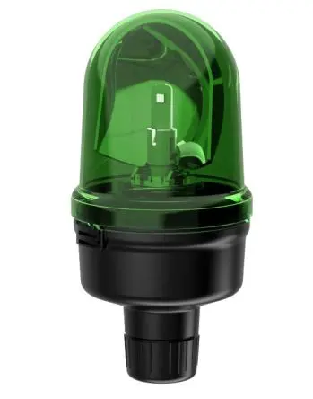 Produktfoto 1 von Werma 885 LED Signalleuchte Grün 24V Basis x 200 mm