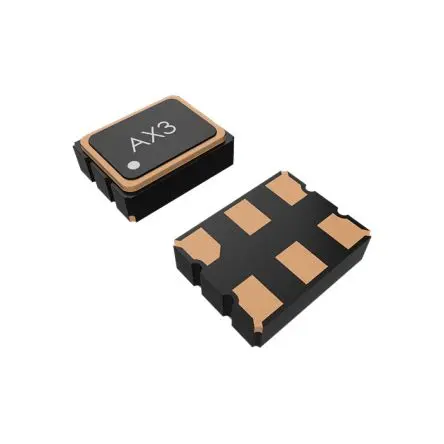Produktfoto 1 von Abracon Oszillator,Quarzoszillator, 100MHz, 25 ppm, LVDS, SMD, 6-Pin, 3.3V, 2.97 V