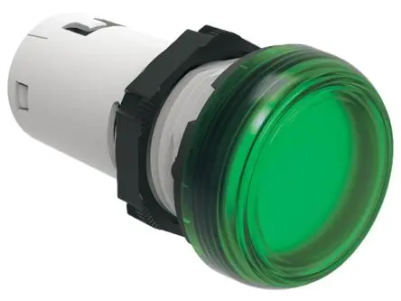 Produktfoto 1 von Lovato Anzeigelampe LPML 120V Grün, Ausschnitt-Ø 22 mm LED Ring Rund IP69K, IP67, IP66 Schraube
