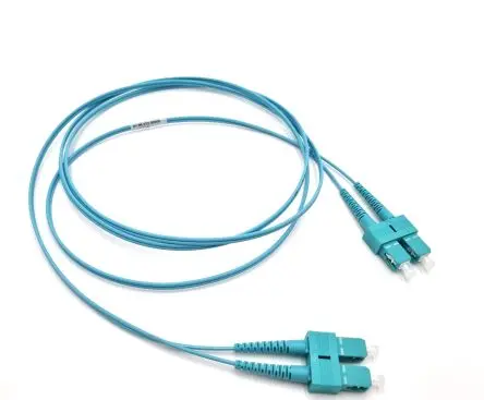 Produktfoto 1 von Molex CES LWL-Kabel 2 m, Raucharm halogenfrei Hellblau SC