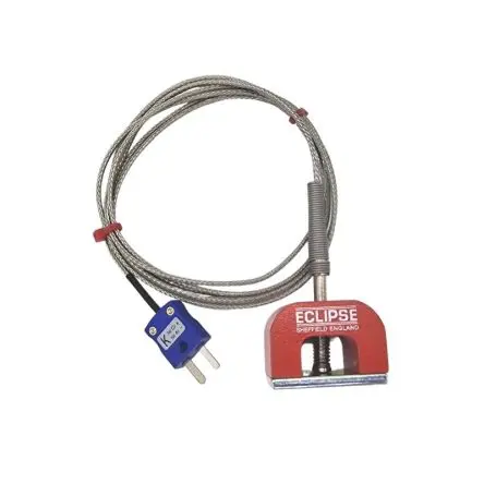 Produktfoto 1 von RS PRO Magnet Thermocouple Edelstahl Hufeisen-Magnet-Thermoelement Typ K, Ø 25 mm x 3 m -50 °C → 250 °C