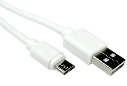 Produktfoto 1 von RS PRO Stecker RS PRO IC-Buchse USB-Kabel, USB Typ A Stecker / Micro-USB Typ B, 1 m USB 2.0 Weiß