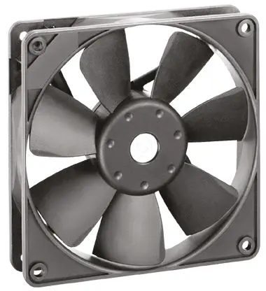 Produktfoto 1 von ebm-papst 4400 F Axiallüfter, Kugel, 12V dc / 5.3 W, 2900 U/min, 170 m³/h 119 mm 119mm 25 mm
