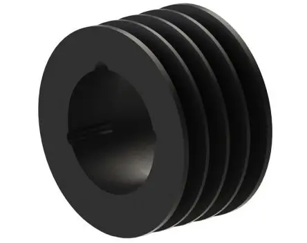 Produktfoto 1 von OPTIBELT Gusseisen V-Riemenscheibe, 4 Zähne / Teilung 190 mm, Bohrung 48 mm