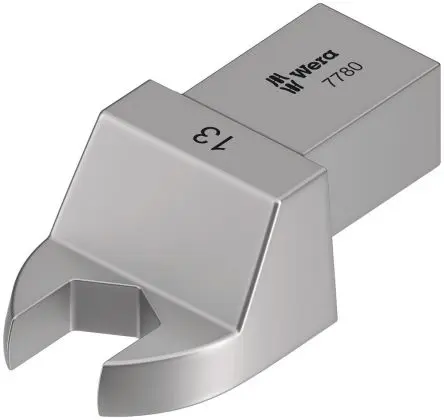 Wera, 14 x 18 mm Gabelschlüsseleinsatz Offener Einsatz, Chrom, 30 mm