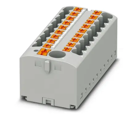 Produktfoto 1 von Phoenix Contact PTFIX Verteilerblock 41A Grau 19-polig