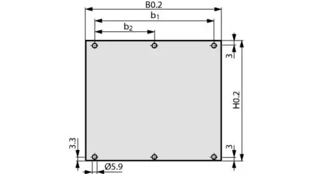 Produktfoto 1 von nVent SCHROFF Aluminium 3 U Ungeschirmt 128.4 mm 40.3mm