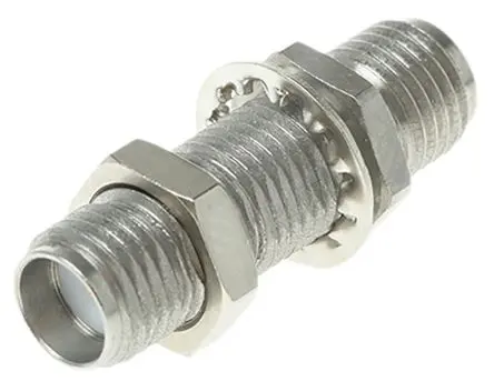 Produktfoto 1 von Radiall HF Adapter, 50 Ω, Gerade, 18GHz Buchse Buchse, Koaxial Nennspannung
