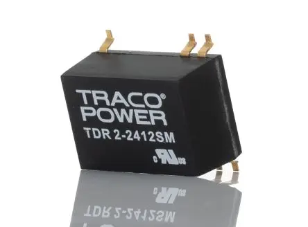 Produktfoto 1 von TRACOPOWER TDR 2SM DC/DC Konverter, 12V dc OUT 167 mA Oberfläche 36V dc 1.5 kV dc 2 W -40 °C 85 °C