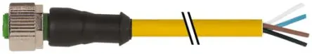 Produktfoto 1 von Murrelektronik Limited 7000, 4-polig Sensor-Betätigungselementkabel, Gerade Buchse / Freies Kabelende, Länge 5 m