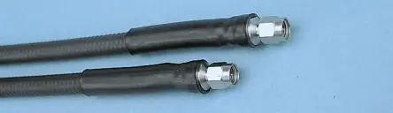 Produktfoto 1 von Atem SMA Koaxialkabel, Abgeschlossen, 50 Ω, 1 m, Aussen ø 4.95 mm Außen-ø , Schwarz