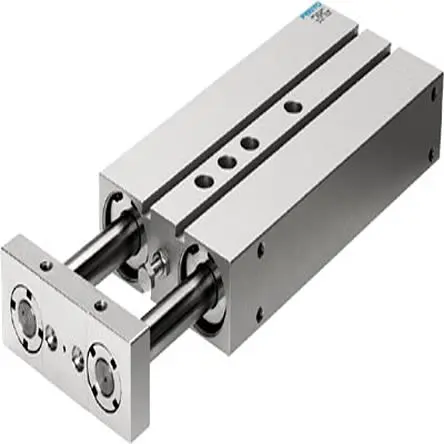 Produktfoto 1 von Festo DPZ-20-100-P-A 32698 Pneumatik-Führungszylinder 100 mm Doppeltwirkend, Bohrung Ø 20 mm bis 1 Mpa