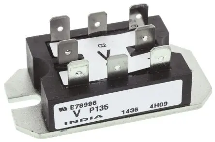Produktfoto 1 von Vishay Thyristormodul 25 A 1200 V, Gate-Trigger 60 mA 0.38 kA 1.35 V 8-Pin