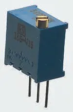 Bourns 3299 25-Gang Durchsteckmontage Trimm-Potentiometer, Einstellung von oben, 1 mΩ, 10 %, 0.5 W, Stift, L. 9.53 mm
