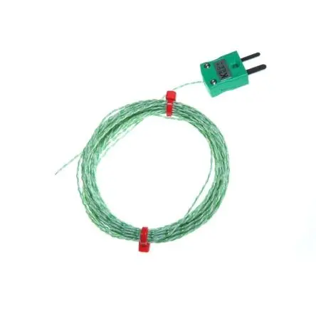 Produktfoto 1 von RS PRO Polytetrafluorethylen Thermoelement mit offener Messstelle Typ K, Ø 1 mm x 2 m -75 °C → 250 °C