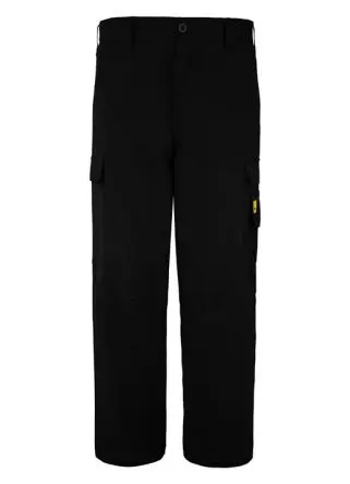 Produktfoto 1 von EUROSTAT 51-650-01 Unisex Hose Cargohose, 4 % leitfähige Fasern, 36 % Baumwolle, 60 % Polyester Schwarz Statisch