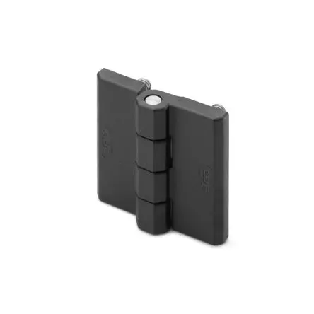 Produktfoto 1 von Elesa Polyamid Scharnier Scharnier Festwert Schraubbefestigung Freischwingend, 9 mm x 40mm x 40 mm