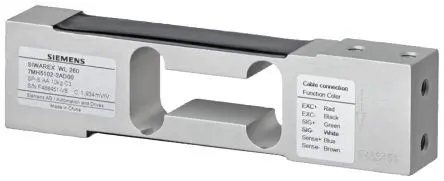 Produktfoto 1 von Siemens SIWAREX WL Punktschmierung Quetschanschluss Kraftmessdose 10 kg aus Aluminium 10 kg, 409Ω, Schraube