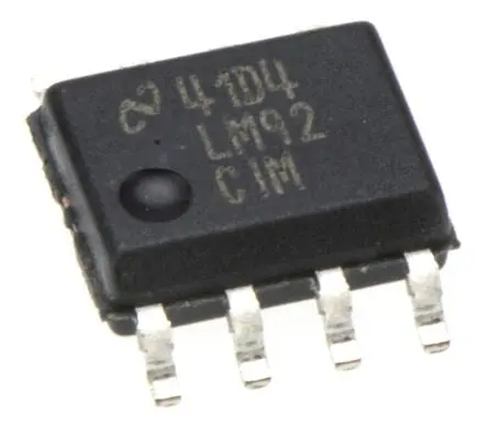 Produktfoto 1 von TI LM92 Digital Temperatur ±1.5°C Oberfläche, 8-Pin, Seriell-I2C, SMBus, Temperatursensor 150 °C -55 °C