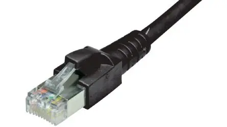 Produktfoto 1 von Dätwyler Cables 6538 Cat6a Ethernet-Kabel, 2 m, Schwarz, A Gerade Stecker, B Gerade Stecker S/FTP, Raucharm halogenfrei