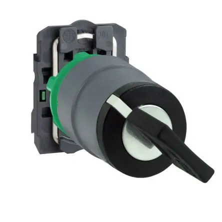 Produktfoto 1 von Schneider Electric Harmony Wahlschalter 2-Stufen IP67, IP66, 1 Schließer Wurfwinkel 90 °