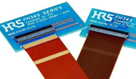 Produktfoto 1 von Hirose FH34SRJ, SMD FPC-Steckverbinder, Buchse, 16-polig / 1-reihig, Raster 0.5mm Lötanschluss
