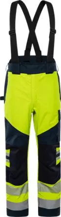 Produktfoto 1 von Fristads 2095 GXE Herren Hose Atmungsaktiv und wasserdicht Aktivkohle, Polyester Marine, Gelb L