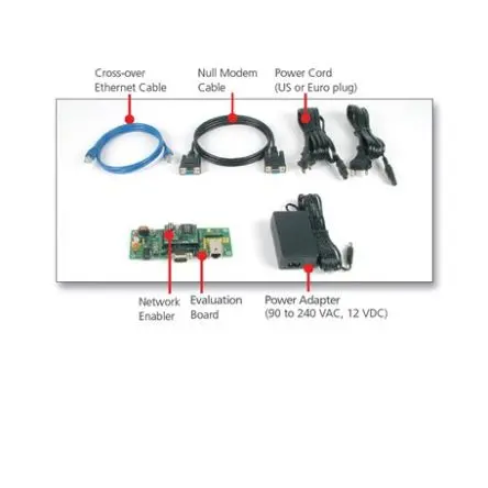 Produktfoto 1 von MOXA 10/100 Mbps eingebettete serielle Geräteserver mit Starter-Kit Entwicklungstool Kommunikation und Drahtlos NE-4100