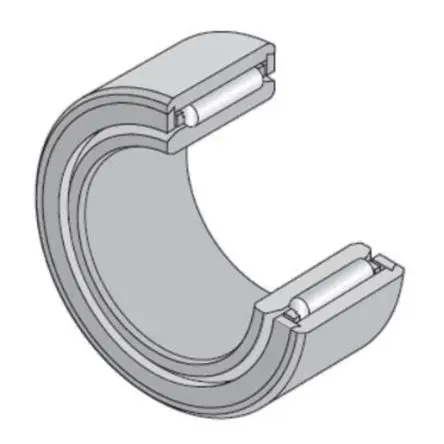 Produktfoto 1 von NTN Rollenlager 1-reihig Bearbeiteter Ring, Nadellager Kohlenstoffreicher Chromstahl 4.55 kN CN 20000U/min