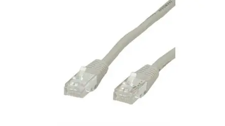 Produktfoto 1 von RND RND 765 Cat5e Ethernet-Kabel, 2 m, Grau, A RJ45, Gerade Stecker, B Gerade Stecker, Polyvinylchlorid Ungeschirmt