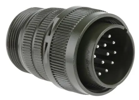 Produktfoto 1 von Amphenol Industrial, MS-A Kupferlegierung MIL-Spec Rundsteckverbinder Gerade, 17-polig, 700V, Kabel, Gehäuse 20 Stecker,