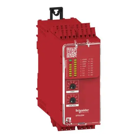 Produktfoto 1 von Schneider Electric Preventa Sicherheitsrelais 24V ac/dc, 5 Sicherheitskontakte, 8 Hilfsschalter RoHS SIL IEC 61508